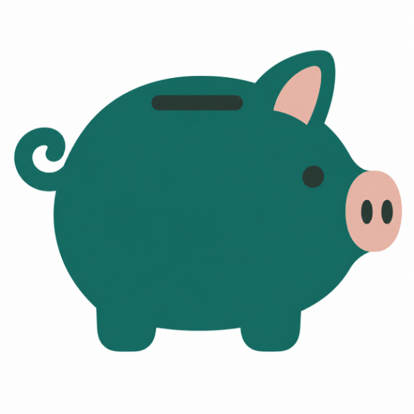 Piggy’s green pig logo